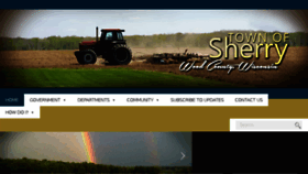 What Townofsherry.com website looked like in 2017 (6 years ago)