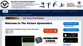 What Thevictorsgym.com website looked like in 2017 (6 years ago)