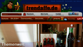 What Trendaffe.de website looked like in 2017 (6 years ago)