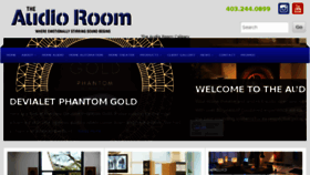 What Theaudioroom.ca website looked like in 2017 (7 years ago)