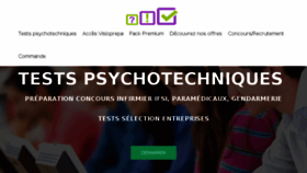 What Test-psychotechnique-en-ligne.fr website looked like in 2017 (7 years ago)