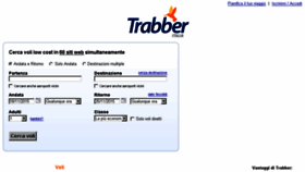 What Trabber.it website looked like in 2017 (6 years ago)