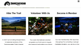 What Transcaucasiantrail.org website looked like in 2017 (6 years ago)