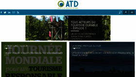 What Tourisme-durable.org website looked like in 2017 (6 years ago)