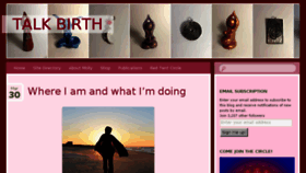 What Talkbirth.me website looked like in 2017 (7 years ago)