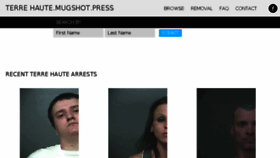 What Terrehaute.mugshot.press website looked like in 2017 (6 years ago)