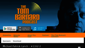 What Tombarnardpodcast.com website looked like in 2017 (6 years ago)
