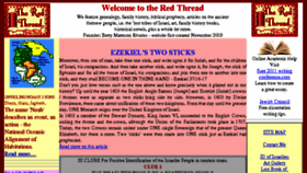 What The-red-thread.net website looked like in 2017 (6 years ago)