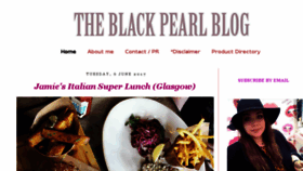 What Theblackpearlblog.com website looked like in 2017 (6 years ago)