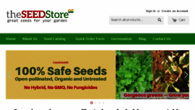 What Theseedstore.in website looked like in 2017 (6 years ago)