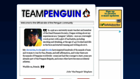 What Teampenguin.com website looked like in 2017 (6 years ago)