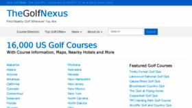What Thegolfnexus.com website looked like in 2017 (6 years ago)