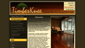What Timberknee.com website looked like in 2017 (6 years ago)
