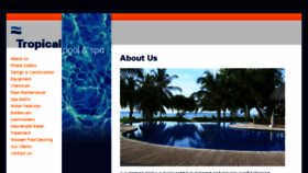 What Tropicalpoolbali.com website looked like in 2017 (6 years ago)