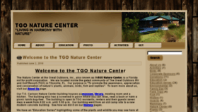 What Tgonaturecenter.org website looked like in 2017 (6 years ago)