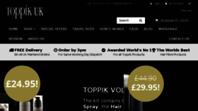 What Toppik.co.uk website looked like in 2017 (6 years ago)