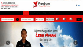 What Travelpandawa.com website looked like in 2017 (6 years ago)