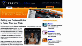 What Tafitibuilder.com website looked like in 2011 (13 years ago)