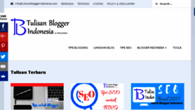 What Tulisanbloggerindonesia.com website looked like in 2017 (6 years ago)