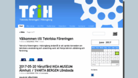 What Tfih.se website looked like in 2017 (6 years ago)