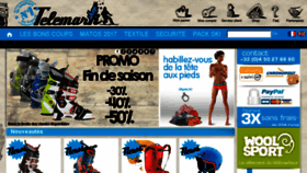 What Telemark-shop.fr website looked like in 2017 (6 years ago)