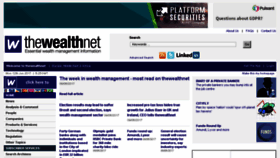 What Thewealthnet.com website looked like in 2017 (6 years ago)