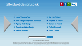 What Telfordwebdesign.co.uk website looked like in 2017 (6 years ago)