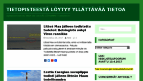 What Tietopiste.com website looked like in 2017 (6 years ago)