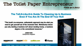 What Toiletpaperentrepreneur.com website looked like in 2017 (6 years ago)