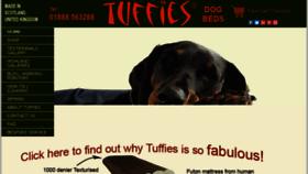 What Tuffies.co.uk website looked like in 2017 (6 years ago)