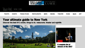 What Timeoutnewyork.com website looked like in 2017 (6 years ago)