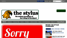 What Thestylus.net website looked like in 2017 (6 years ago)