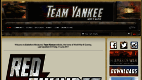 What Team-yankee.com website looked like in 2017 (6 years ago)