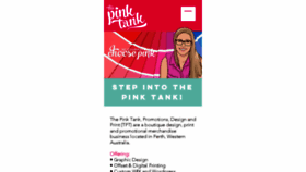 What Thepinktank.com.au website looked like in 2017 (6 years ago)