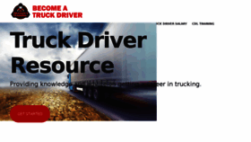 What Truckerstraining.com website looked like in 2017 (6 years ago)
