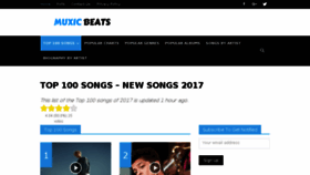 What Top100songscenter.com website looked like in 2017 (6 years ago)