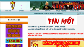 What Truong218.vn website looked like in 2017 (6 years ago)