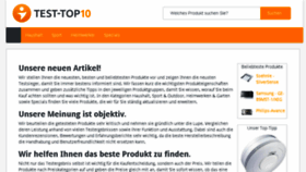 What Test-top10.de website looked like in 2017 (6 years ago)