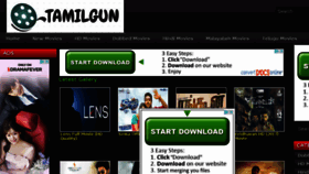 What Tamilgun.biz website looked like in 2017 (6 years ago)