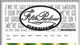 What Thefifthparlour.com website looked like in 2017 (6 years ago)