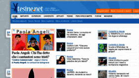 What Tesine.net website looked like in 2017 (6 years ago)