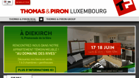 What Thomas-piron.lu website looked like in 2017 (6 years ago)