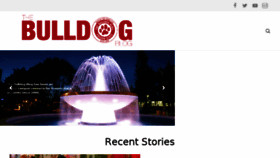 What Thebulldogblog.net website looked like in 2017 (6 years ago)