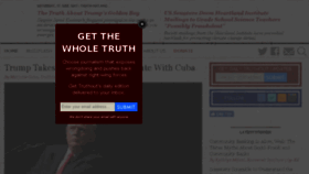 What Truthout.com website looked like in 2017 (6 years ago)