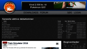 What Tog-sim.dk website looked like in 2017 (6 years ago)
