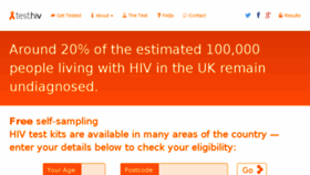 What Test.hiv website looked like in 2017 (6 years ago)
