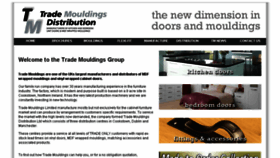 What Trademouldings.com website looked like in 2017 (6 years ago)