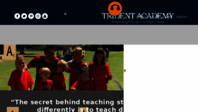 What Tridentacademy.com website looked like in 2017 (6 years ago)