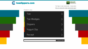What Toedippers.com website looked like in 2017 (6 years ago)