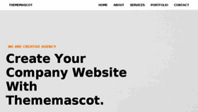 What Thememascot.com website looked like in 2017 (6 years ago)